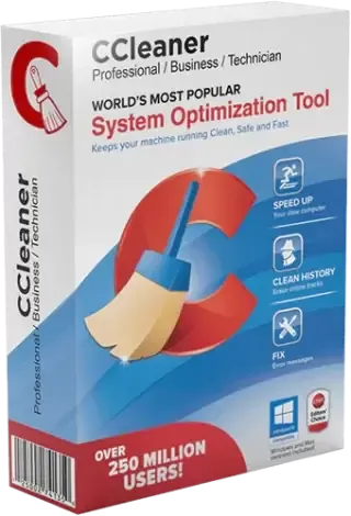 Иконка CCleaner 6.13.10517 Free Professional Business Technician Edition RePack (& Portable) by Dodakaedr [Multi Ru]