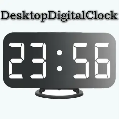 Иконка DesktopDigitalClock 4.67 + Portable [Multi Ru]
