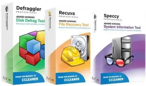 Иконка Piriform Utilities Pro (Defraggler 2.22.995, Recuva 1.53.2096, Speccy 1.32.803) RePack (& Portable) by elchupacabra [Multi Ru]