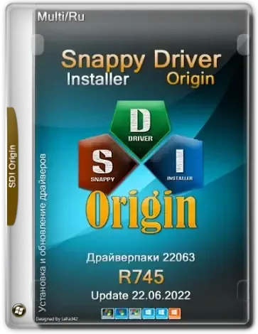Иконка Snappy Driver Installer Origin R745 Драйверпаки 22.06.3 [Multi Ru]
