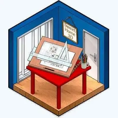Иконка Sweet Home 3D 6.4.2 (2020) PC + Portable
