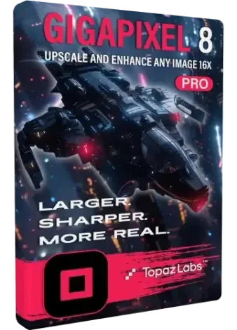 Иконка Topaz Gigapixel AI Pro 8.4.0 RePack by KpoJIuK [En]
