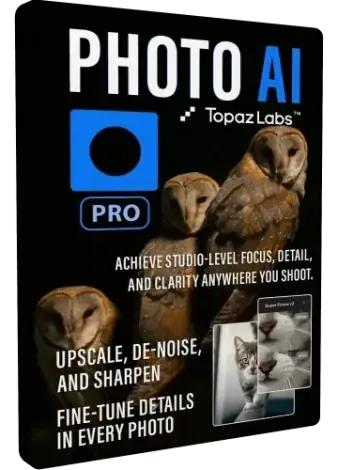 Иконка Topaz Photo AI Pro 4.0.1 RePack by KpoJIuK [En]