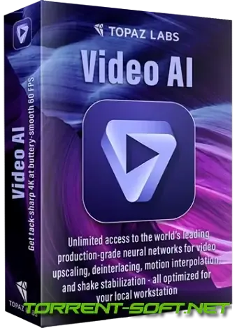 Иконка Topaz Video AI 3.5.0 RePack (& Portable) by elchupacabra [En]
