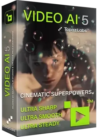 Иконка Topaz Video AI 5.0.3 (x64) RePack by KpoJIuK [En]