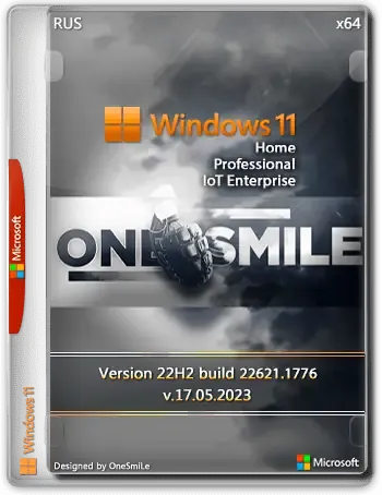 Иконка Windows 11 22H2 x64 Rus by OneSmiLe [22621.1776]