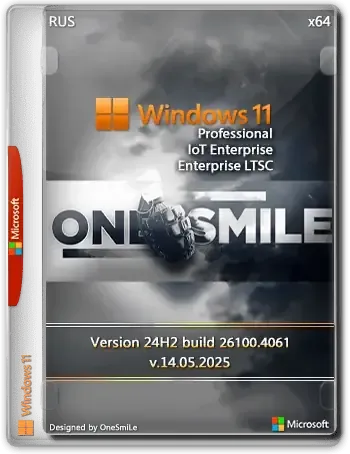 Иконка Windows 11 Pro Ent LTSC by OneSmiLe 24H2 build 26100.4061 [Ru]