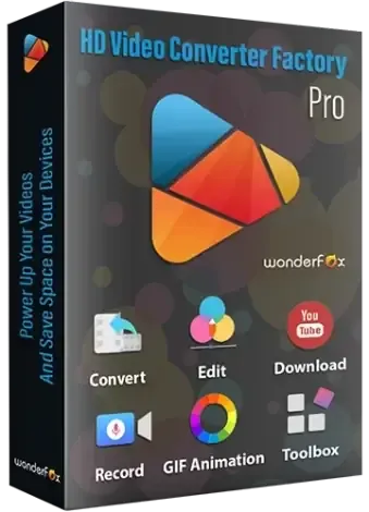 Иконка WonderFox HD Video Converter Factory Pro 26.2 RePack (& Portable) by TryRooM [Ru En]